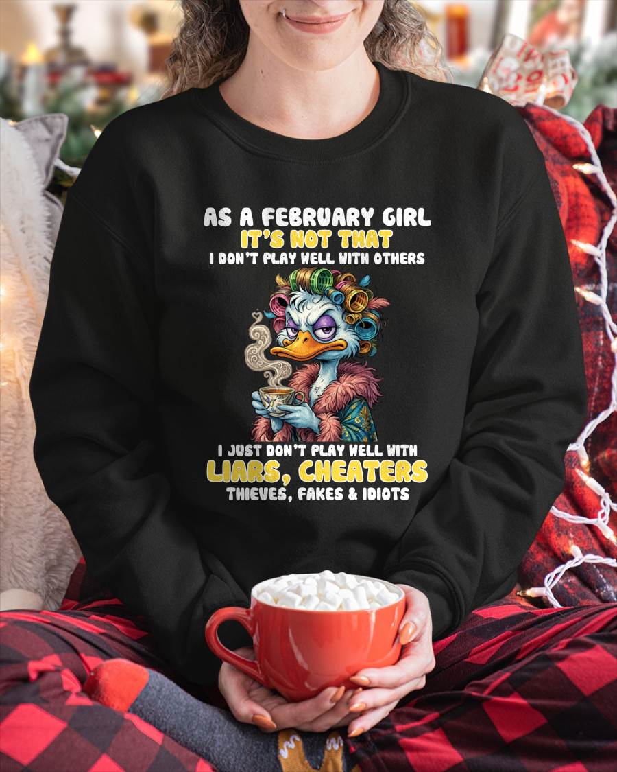 AS A FEBRUARY GIRL, I PLAY NICE BUT SELECTIVELY - FOR WOMEN - TLEE02 (SKU2604-29-02)
