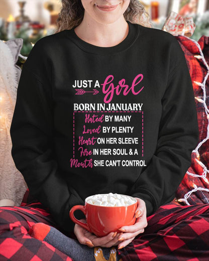 A JANUARY GIRL – HATED BY MANY, LOVED BY PLENTY - FOR WOMEN - TLEE01 (SKU2604-06-01)
