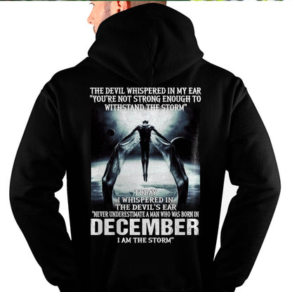 DECEMBER - THE DEVIL WHISPERED IN MY EAR - T-SHIRT FOR MAN - TLEE12 (SKU08-35-12)
