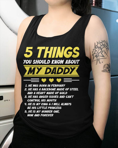 FEBRUARY - 5 THINGS YOU SHOULD KNOW ABOUT MY DADDY - FROM DAD - TLEE02 (SKU2606-53-02)