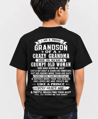 JULY - GRANDSON OF A CRAZY GRANDMA - FROM GRANDMA - TLEE07 (SKU2606-274-07)