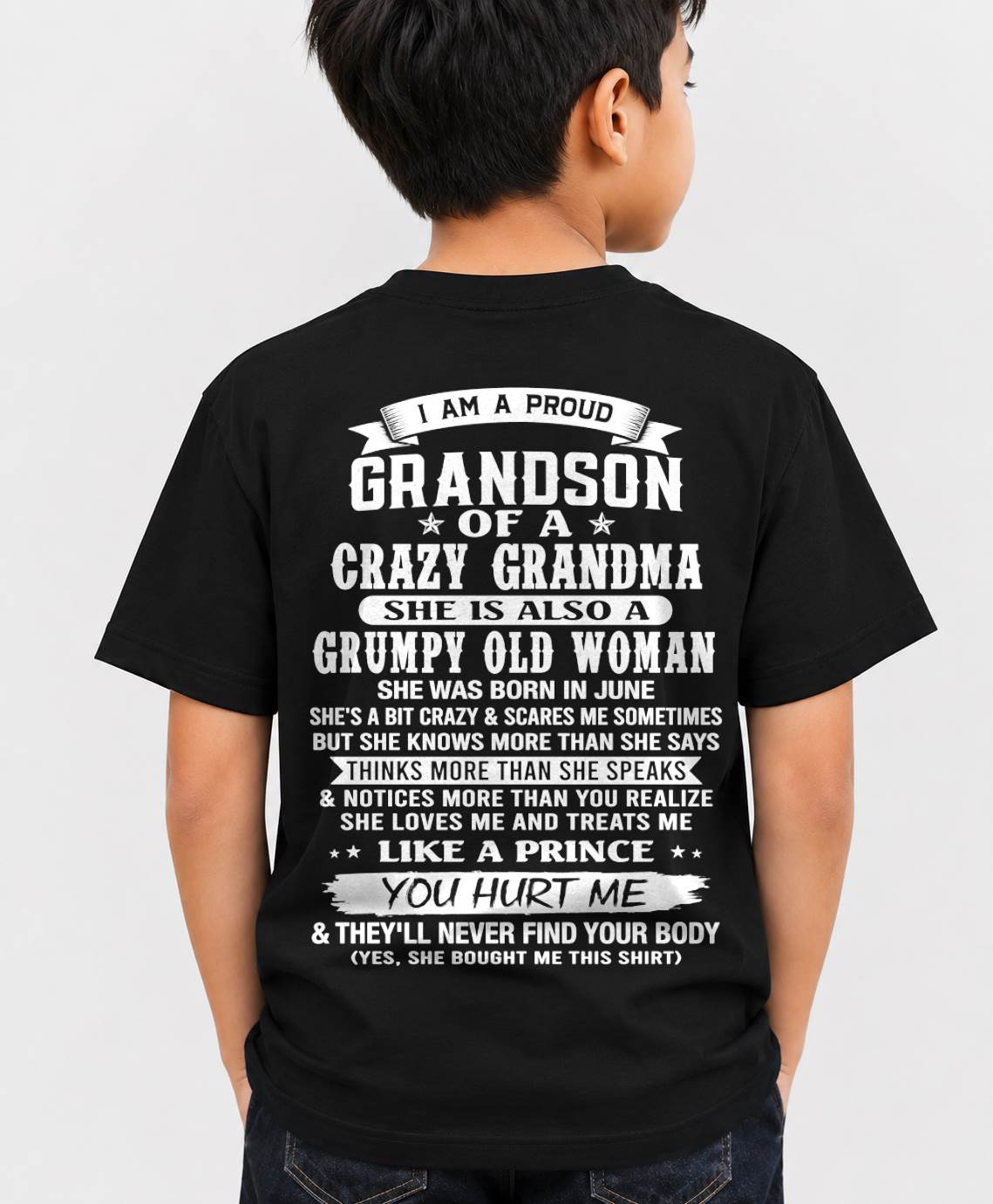 JUNE - GRANDSON OF A CRAZY GRANDMA - FROM GRANDMA - TLEE06 (SKU2606-274-06)