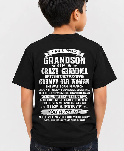 MARCH - GRANDSON OF A CRAZY GRANDMA - FROM GRANDMA - TLEE03 (SKU2606-274-03)