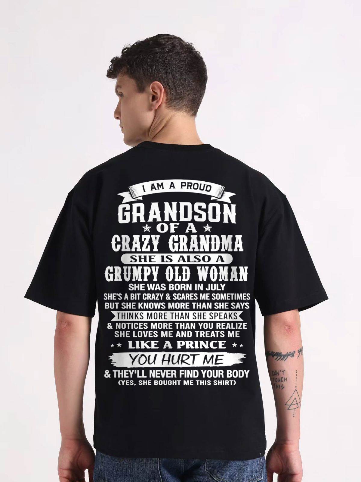 JULY - GRANDSON OF A CRAZY GRANDMA - FROM GRANDMA - TLEE07 (SKU2606-274-07)