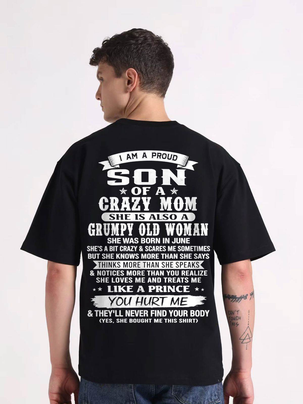 JUNE - PROUD SON OF A CRAZY MOM - FROM MOM - TLEE06 (SKU2606-127-06)
