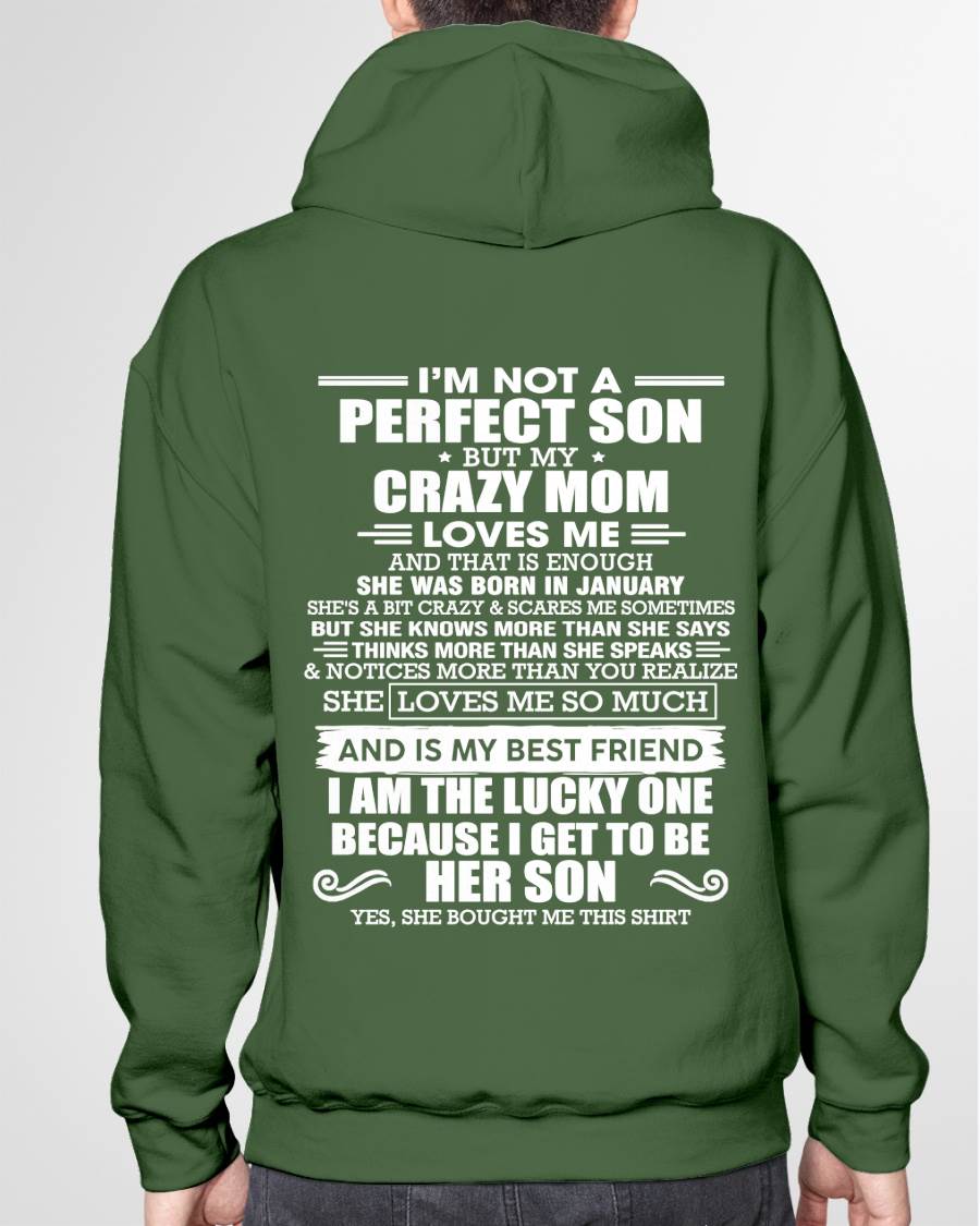 JANUARY MOM - SHE MAY BE CRAZY BUT SHE LOVES ME UNCONDITIONALLY - FROM MOM - TLEE01 (SKU2604-84-01)