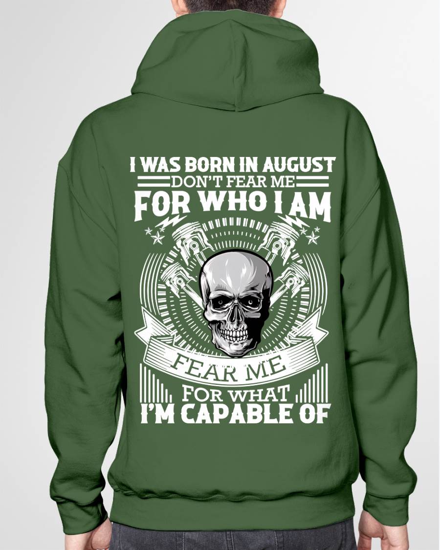 AUGUST – DON’T FEAR ME FOR WHO I AM, FEAR ME FOR WHAT I’M CAPABLE OF - FOR MAN - TLEE08 (SKU2604-199-08)