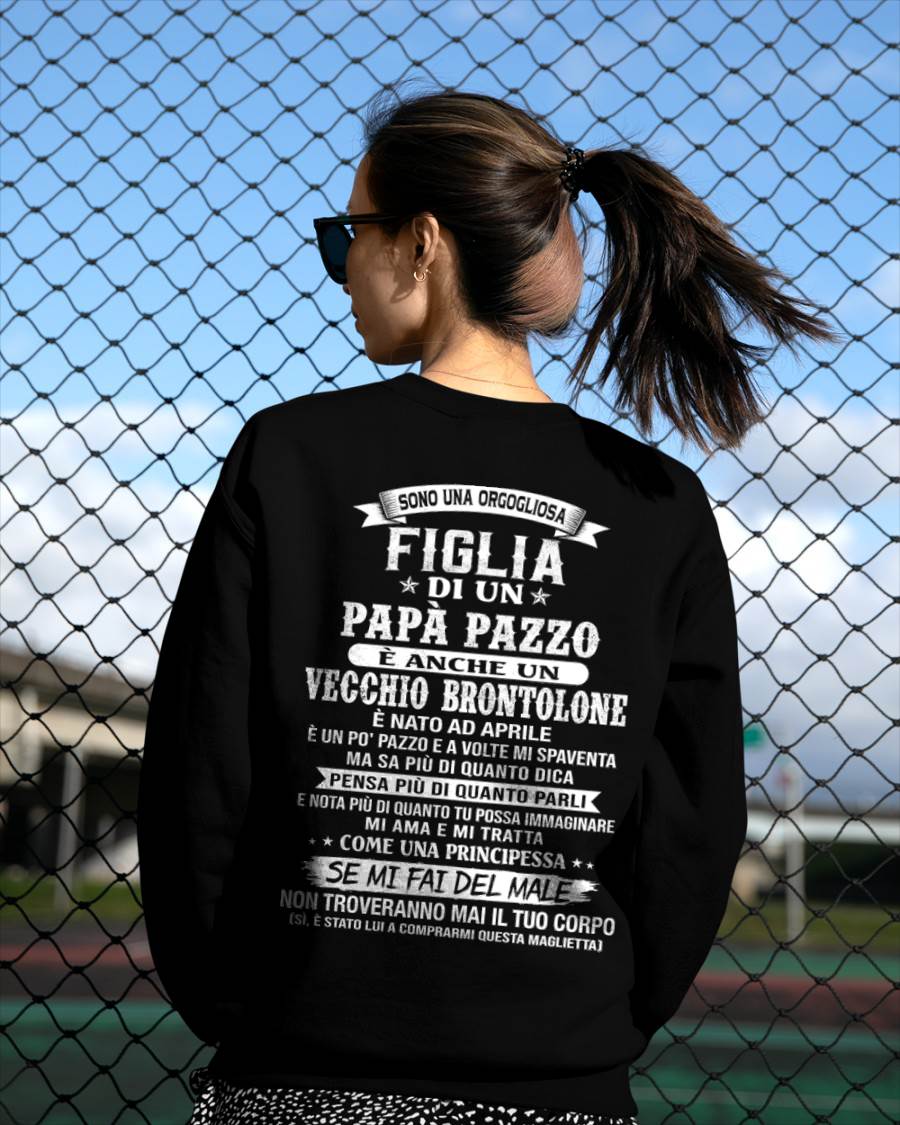 APRILE / FIGLIA DI UN PAPÀ PAZZO - REGALO DA PAPÀ  - TLEE04 (SKU2606-155-04)