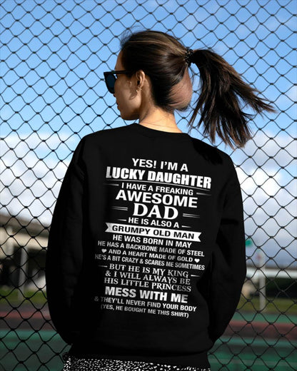 MAY - BEHIND EVERY STRONG GIRL IS AN AWESOME DAD - FROM DAD - TLEE05 (SKU2605-405-05)