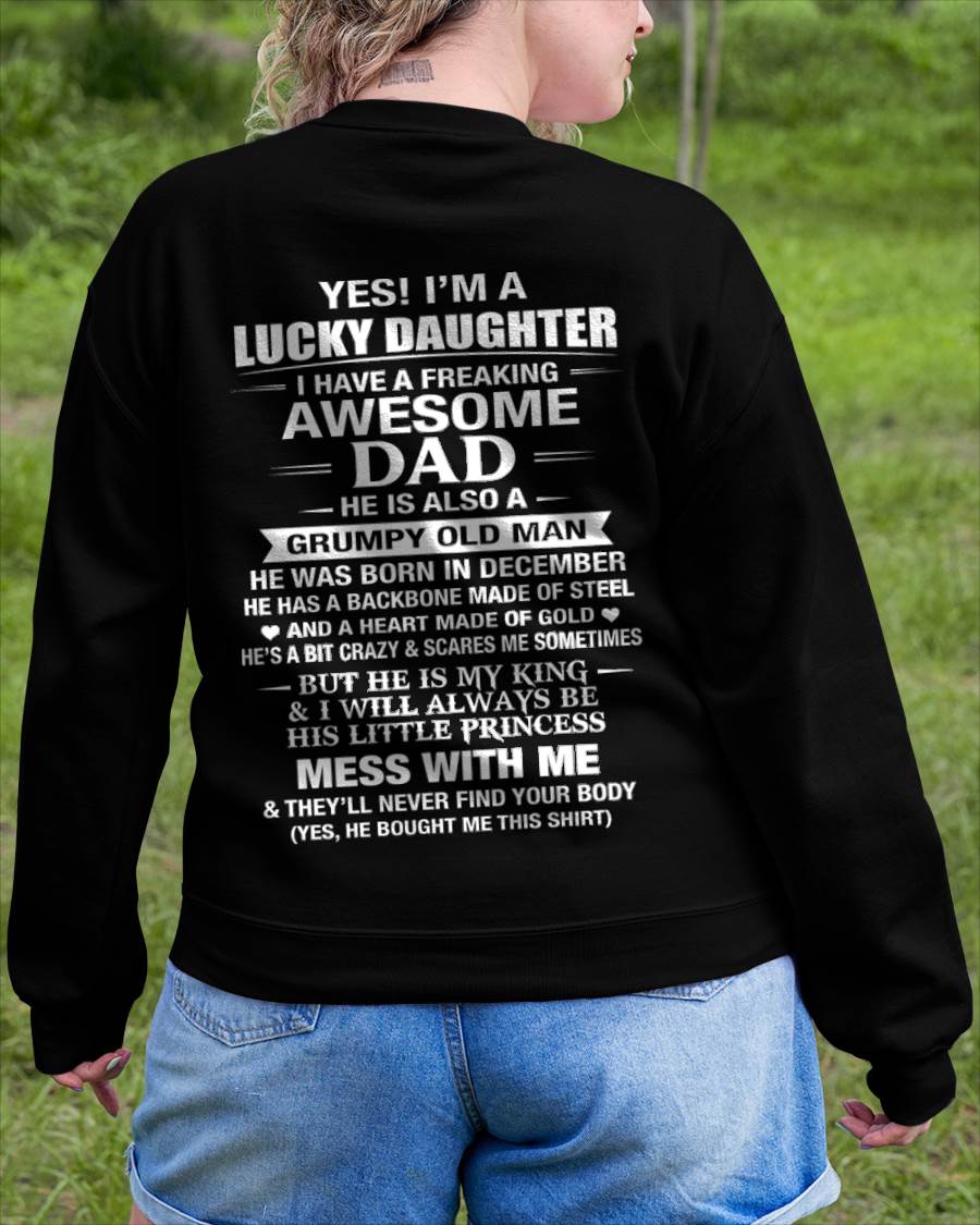 DECEMBER - BEHIND EVERY STRONG GIRL IS AN AWESOME DAD - FROM DAD - TLEE12 (SKU2605-405-12)