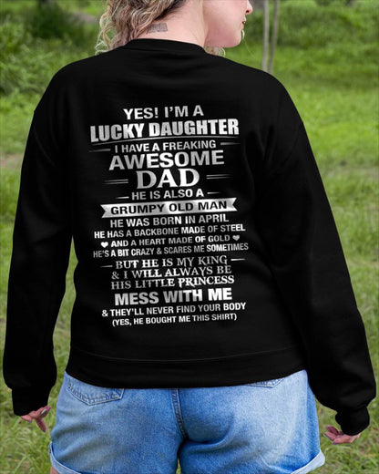 APRIL - BEHIND EVERY STRONG GIRL IS AN AWESOME DAD - FROM DAD - TLEE04 (SKU2605-405-04)
