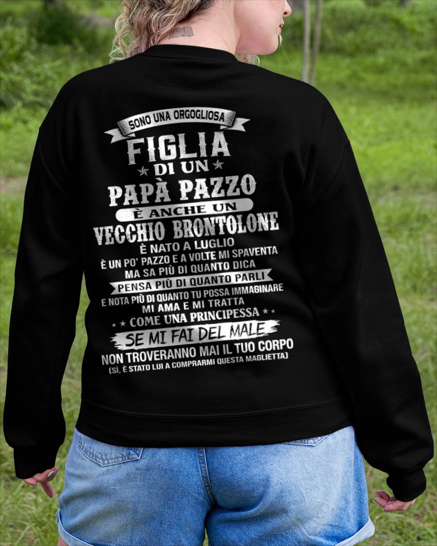 LUGLIO / FIGLIA DI UN PAPÀ PAZZO - REGALO DA PAPÀ  - TLEE07 (SKU2606-155-07)
