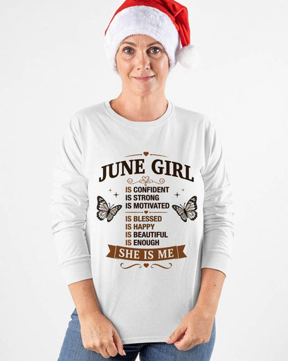 JUNE GIRL – FAITH, STRENGTH & BEAUTY - FOR WOMEN - TLEE06 (SKU2605-378-06)