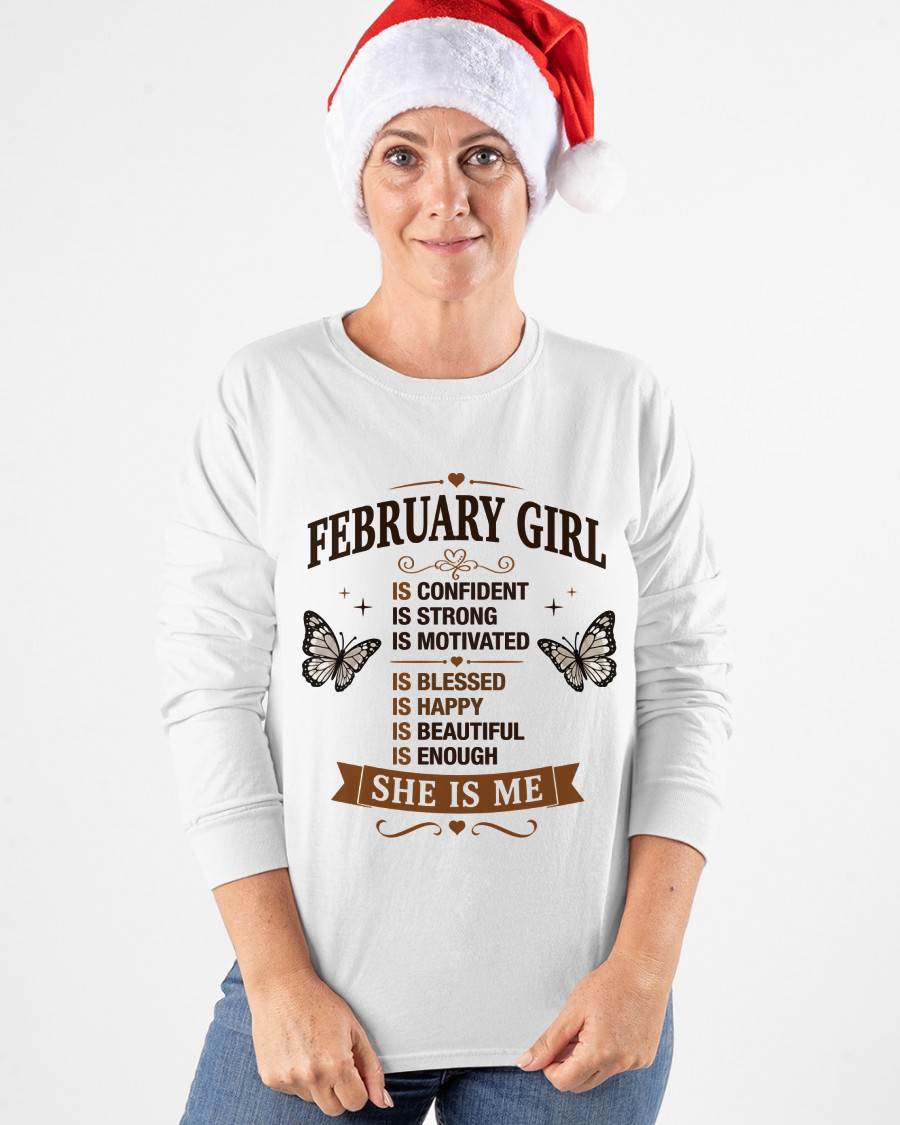 FEBRUARY GIRL – FAITH, STRENGTH & BEAUTY - FOR WOMEN - TLEE02 (SKU2605-378-02)