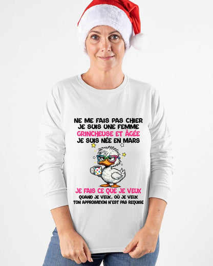 JE SUIS UNE FILLE DE MARS - POUR FEMME - TLEE03 (SKU2604-117-03)