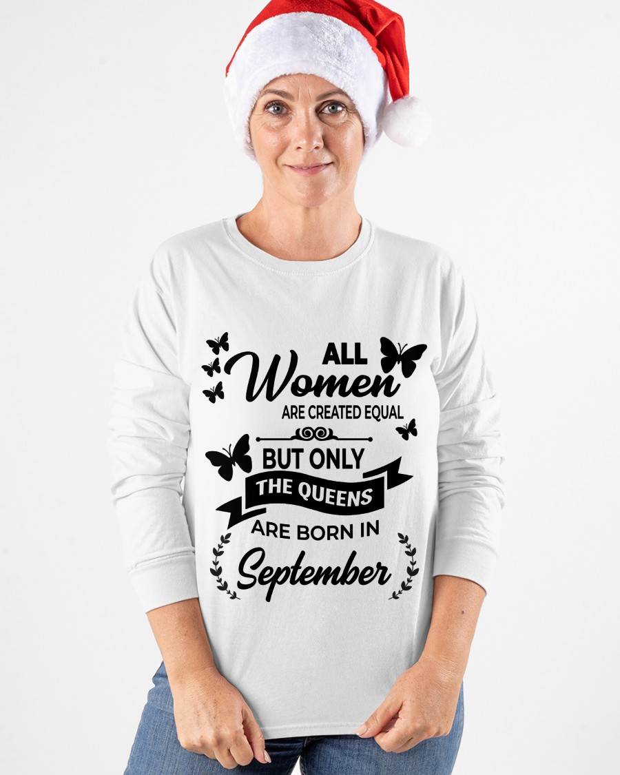 SEPTEMBER GIRLS ARE TRUE QUEENS - FOR WOMEN - TLEE09 (SKU2605-58-09)
