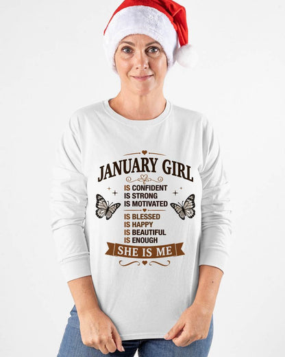 JANUARY GIRL – FAITH, STRENGTH & BEAUTY - FOR WOMEN - TLEE01 (SKU2605-378-01)