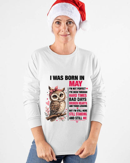 BORN IN MAY – STILL HERE, STILL STANDING - FOR WOMEN - TLEE05 (SKU2605-152-05)