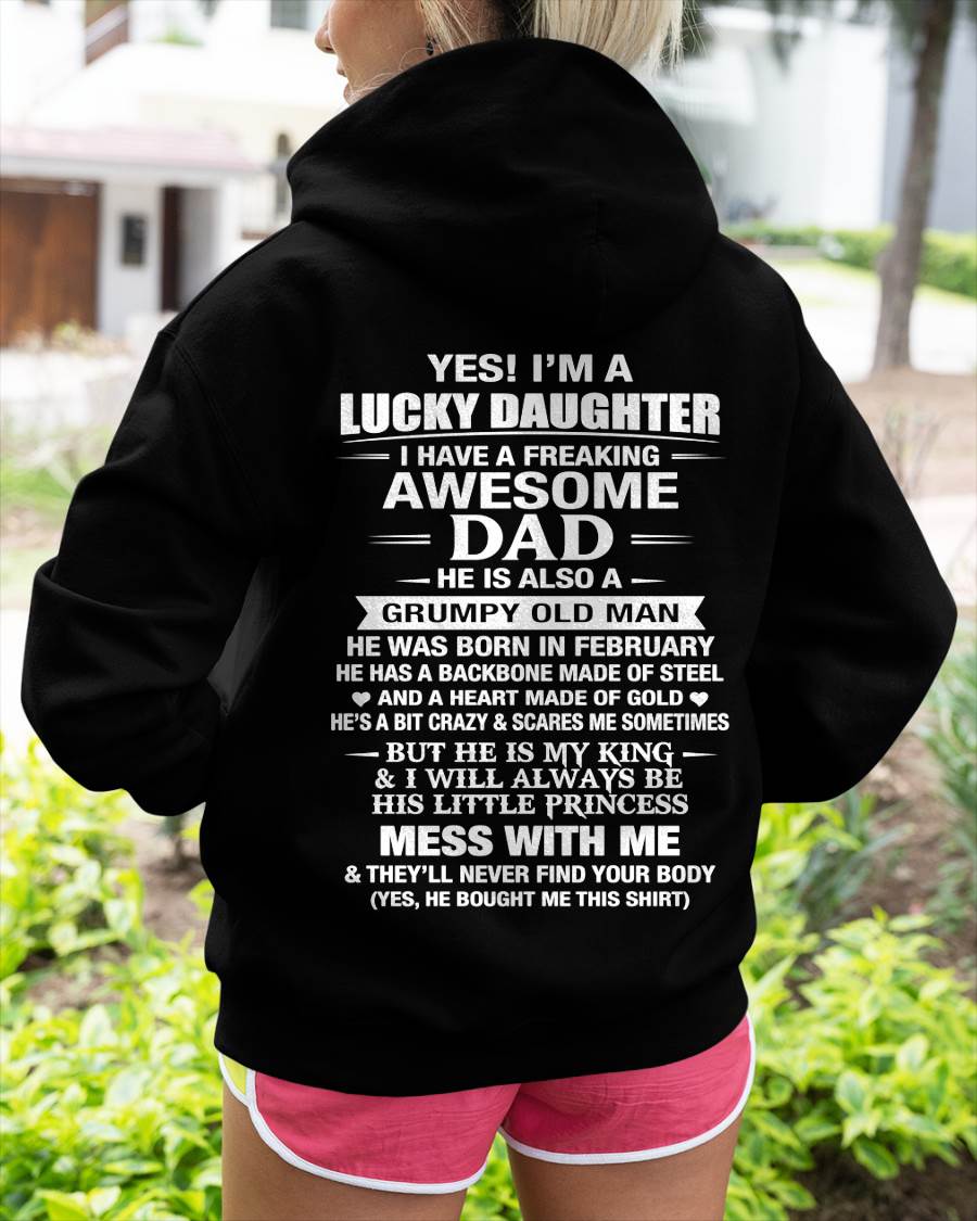 FEBRUARY - BEHIND EVERY STRONG GIRL IS AN AWESOME DAD - FROM DAD - TLEE02 (SKU2605-405-02)