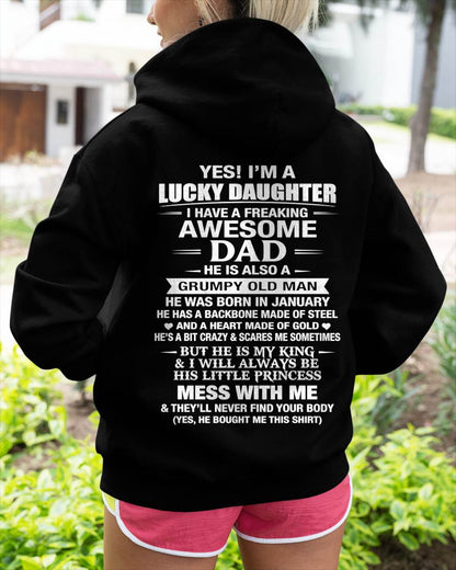 JANUARY - BEHIND EVERY STRONG GIRL IS AN AWESOME DAD - FROM DAD - TLEE01 (SKU2605-405-01)