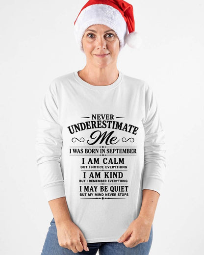 SEPTEMBER GIRL : CALM, KIND, UNFORGETTABLE - FOR WOMEN - TLEE09 (SKU2606-139-09)