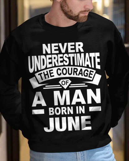 JUNE BORN MAN : COURAGE STRENGTH & PRIDE - FOR MAN - TLEE06 (SKU2606-126-06)