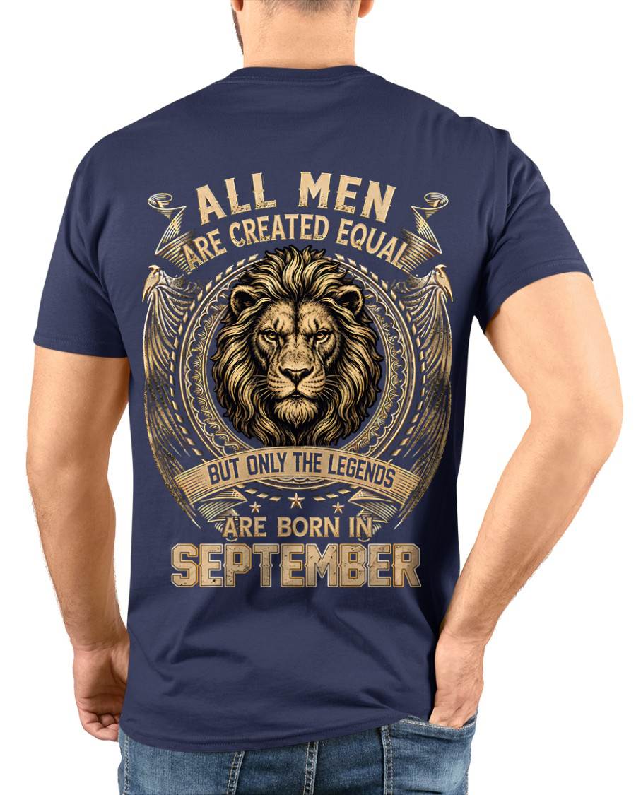 SEPTEMBER BORN LEGEND SHIRT – LION KING - FOR MAN - TLEE09 (SKU2606-177-09)