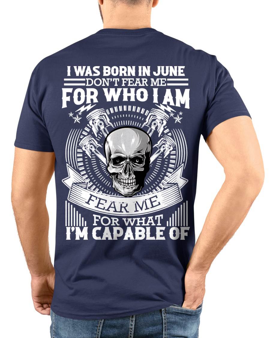 JUNE – DON’T FEAR ME FOR WHO I AM, FEAR ME FOR WHAT I’M CAPABLE OF - FOR MAN - TLEE06 (SKU2604-199-06)