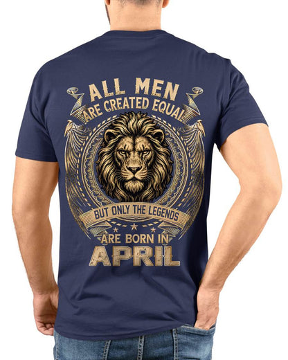 APRIL BORN LEGEND SHIRT – LION KING - FOR MAN - TLEE04 (SKU2606-177-04)