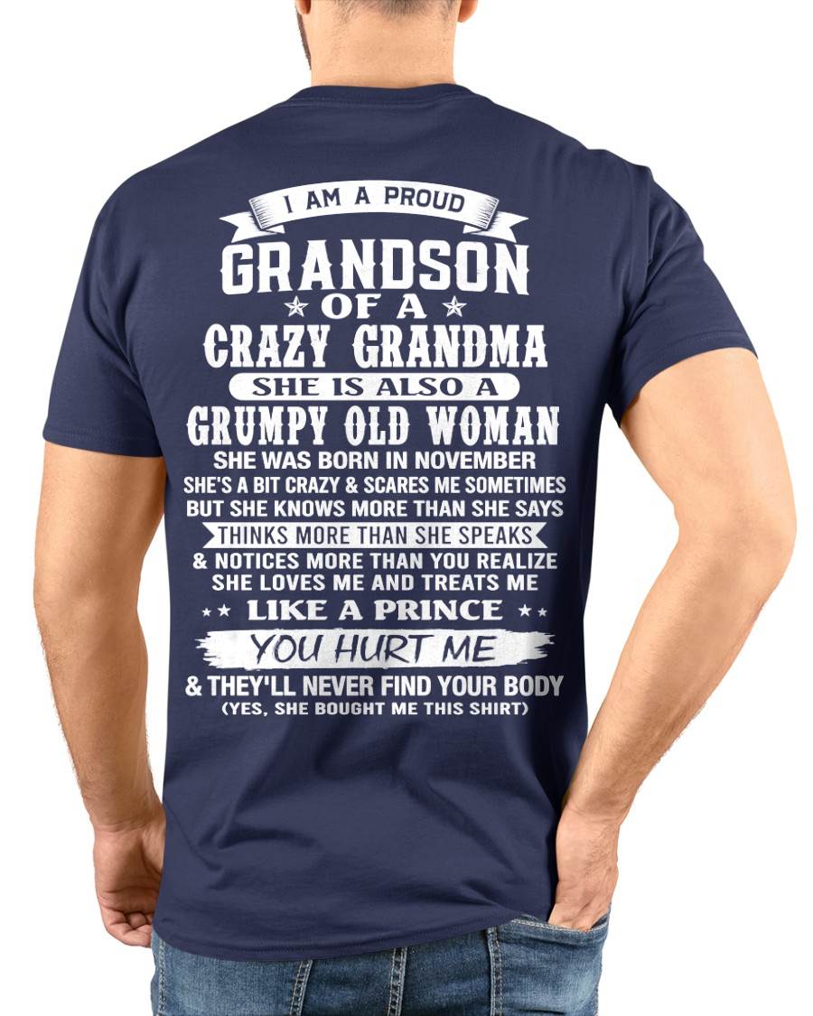 NOVEMBER - GRANDSON OF A CRAZY GRANDMA - FROM GRANDMA - TLEE11 (SKU2606-274-11)