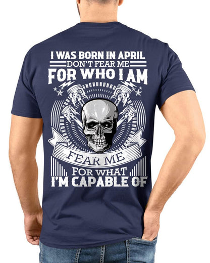 APRIL – DON’T FEAR ME FOR WHO I AM, FEAR ME FOR WHAT I’M CAPABLE OF - FOR MAN - TLEE04 (SKU2604-199-04)