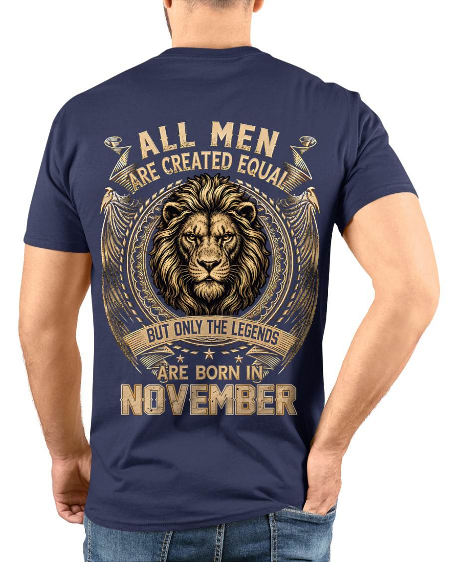 NOVEMBER BORN LEGEND SHIRT – LION KING - FOR MAN - TLEE11 (SKU2606-177-11)