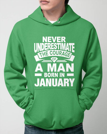 JANUARY BORN MAN : COURAGE STRENGTH & PRIDE - FOR MAN - TLEE01 (SKU2606-126-01)