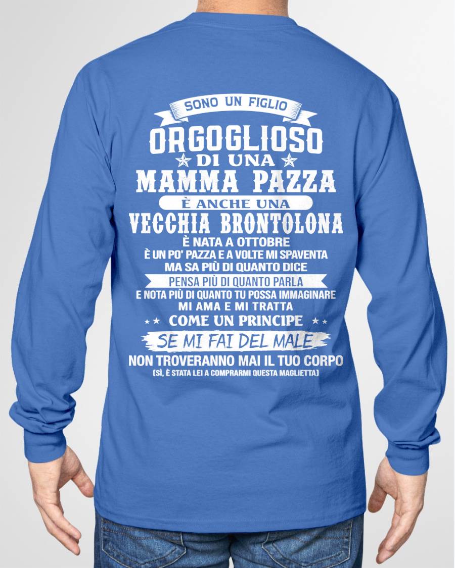 OTTOBRE / FIGLIO DI UNA MAMMA PAZZA - REGALO DA MAMMA  - TLEE10 (SKU2606-204-10)