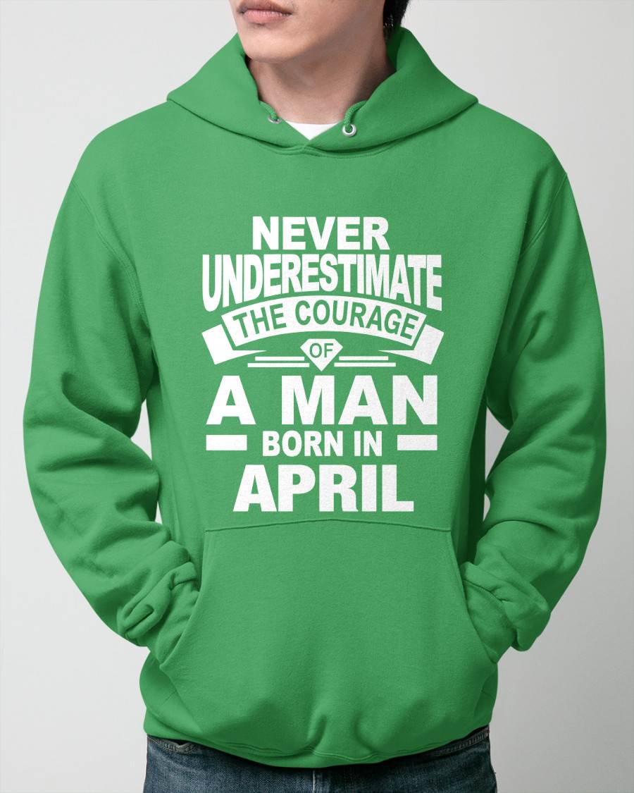APRIL BORN MAN : COURAGE STRENGTH & PRIDE - FOR MAN - TLEE04 (SKU2606-126-04)