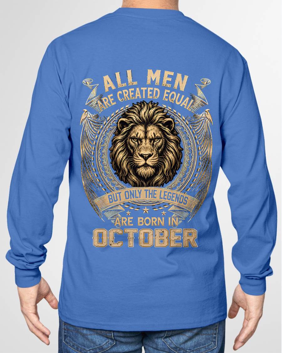 OCTOBER BORN LEGEND SHIRT – LION KING - FOR MAN - TLEE10 (SKU2606-177-10)
