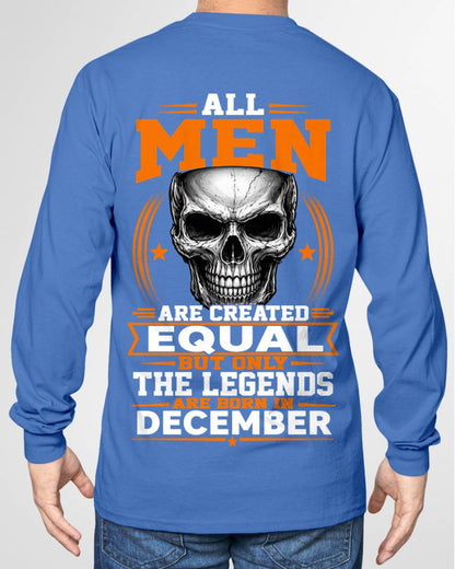 DECEMBER BORN – NOT JUST MEN, BUT LEGENDS - FOR MAN - TLEE12 (SKU2604-310-12)