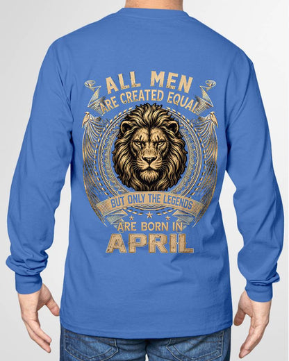 APRIL BORN LEGEND SHIRT – LION KING - FOR MAN - TLEE04 (SKU2606-177-04)