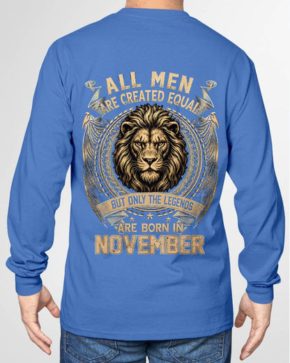 NOVEMBER BORN LEGEND SHIRT – LION KING - FOR MAN - TLEE11 (SKU2606-177-11)