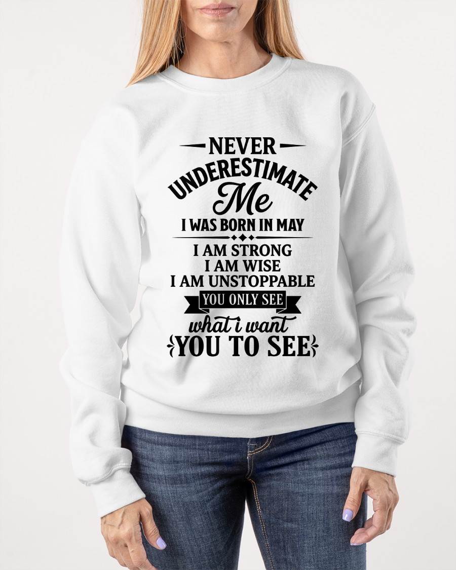 MAY GIRL – NEVER UNDERESTIMATE ME - FOR WOMEN - TLEE05 (SKU2606-91-05)