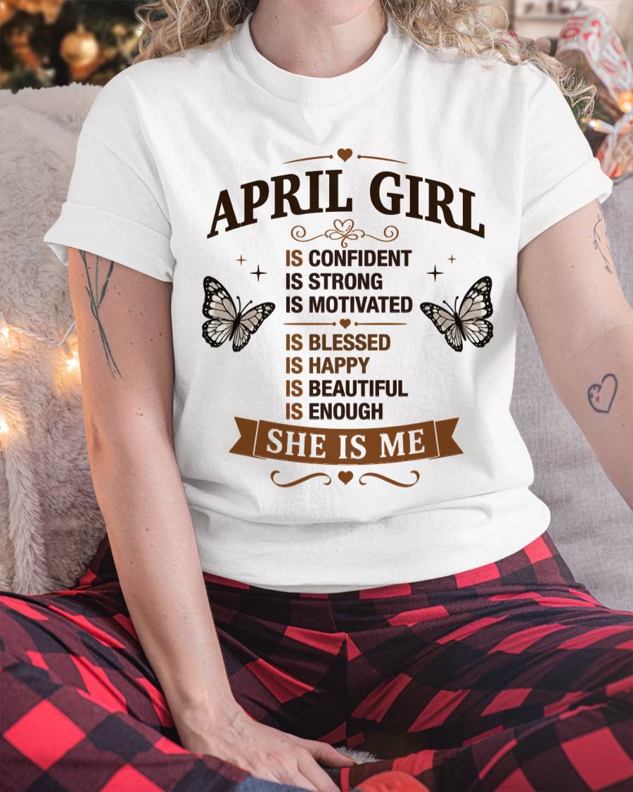 APRIL GIRL – FAITH, STRENGTH & BEAUTY - FOR WOMEN - TLEE04 (SKU2605-378-04)