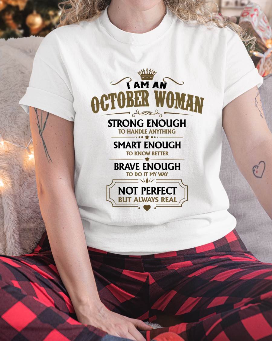 OCTOBER WOMAN – BOLD STRONG REAL - FOR WOMEN - TLEE10 (SKU2605-90-10)