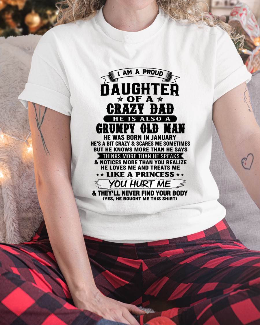 JANUARY - PROUD DAUGHTER OF DAD - FROM DAD - TLEE01 (SKU2606-209-01)