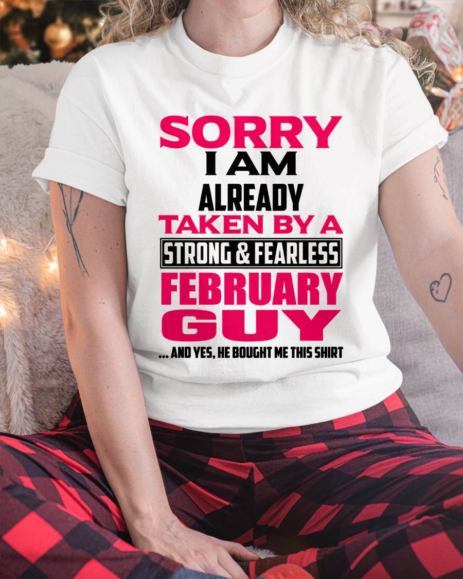 MY FEBRUARY GUY BOUGHT ME THIS SHIRT - FROM HUSBAND - TLEE02 (SKU2605-65-02)