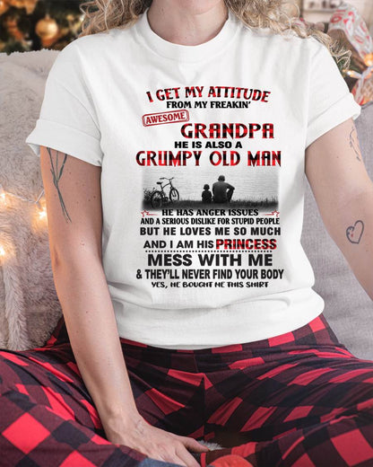 I GET MY ATTITUDE FROM MY GRANDPA - FROM GRANDPA - TLEE00 (SKU2605-176-00)