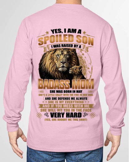 MAY MOM GIFT FOR SON SHIRT - FROM MOM - TLEE05 (SKU2605-404-05)