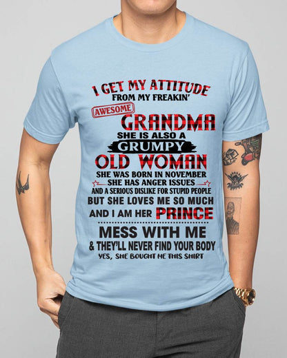 NOVEMBER - I GET MY ATTITUDE FROM MY FREAKIN’ AWESOME GRANDMA - FROM GRANDMA - TLEE11 (SKU2603-157-11)