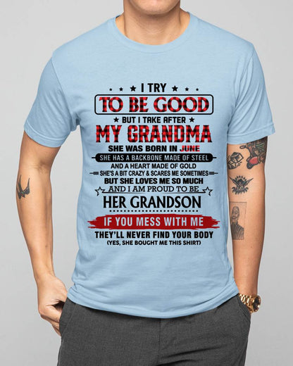 JUNE - I TRY TO BE GOOD BUT I TAKE AFTER MY GRANDMA - FROM GRANDMA - TLEE06 (SKU26T-01289-06)