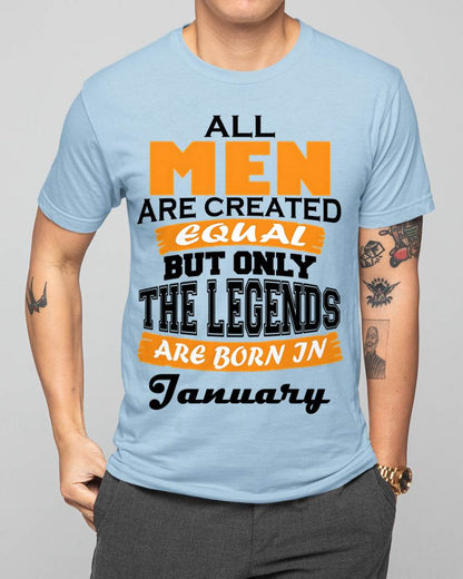 JANUARY BORN – ONLY LEGENDS ARE CREATED - FOR MAN - TLEE01 (SKU2606-281-01)