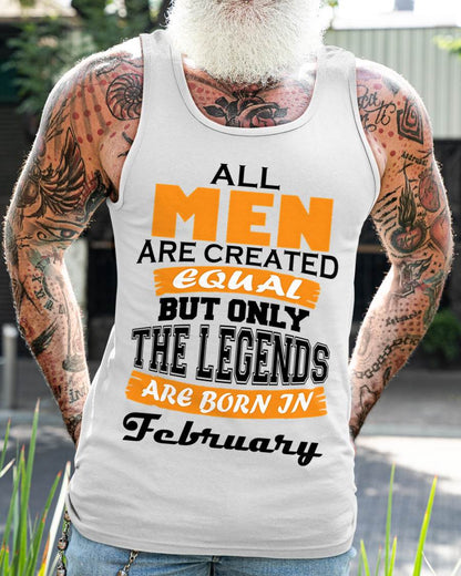 FEBRUARY BORN – ONLY LEGENDS ARE CREATED - FOR MAN - TLEE02 (SKU2606-281-02)